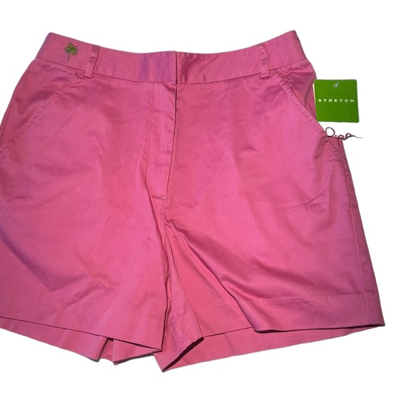 Lilly Pulitzer White Label NWT Par shorts in hibiscus pink. Size 4. Beautiful - Picture 10 of 11